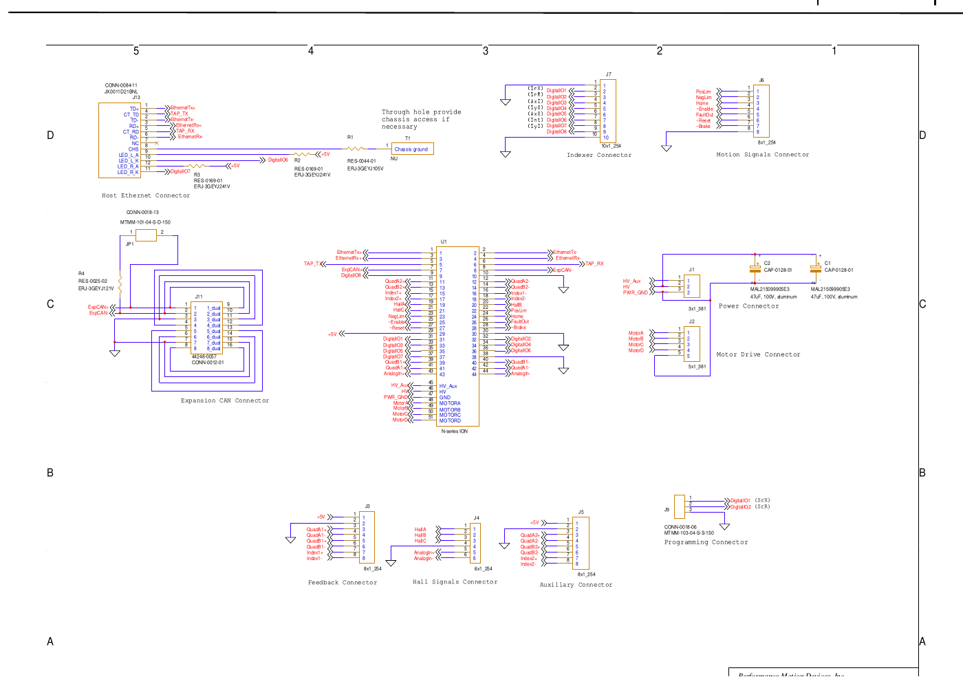 Serial Host Interface DK Interconnect Board Schematic 전체 회로도